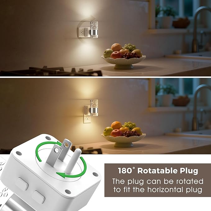 L LOHAS LED Night Lights Plug into Wall, Dimmable Night Light - Image 6