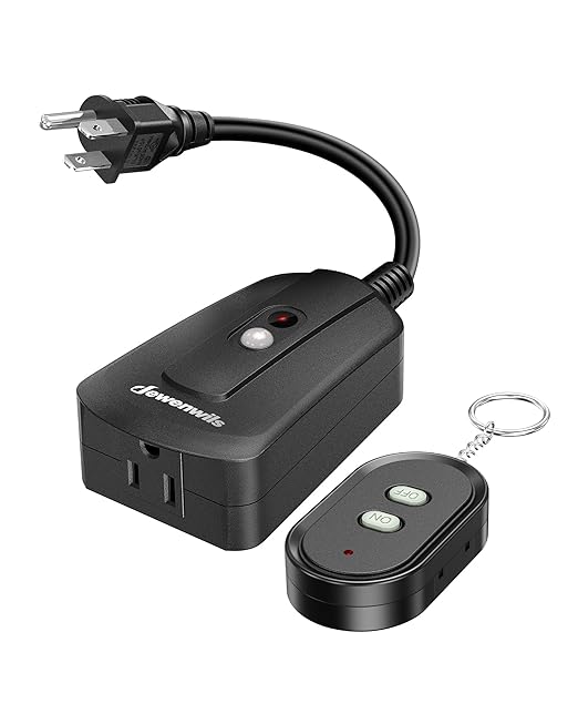 DEWENWILS Outdoor Wireless Remote Control Outlet, 15 amp Heavy Duty by DEWENWILS