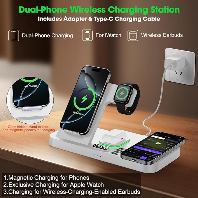 Dual Phone Wireless Charging Station - Image 2