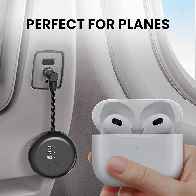 Avantree SoundJet R1 – 25Hr Airplane Bluetooth Adapter - Image 2