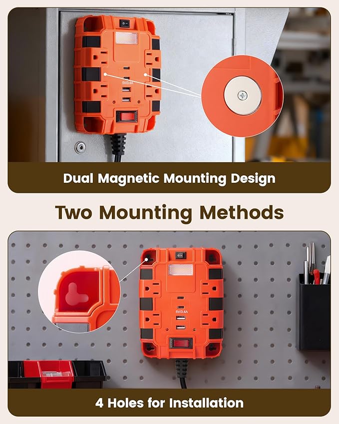 SURAIELEC Magnetic Power Strip - Image 4