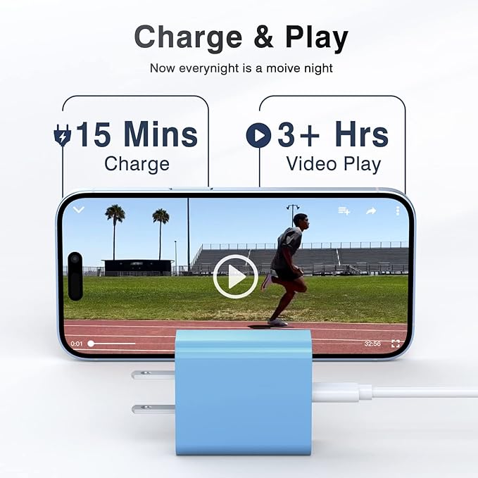 Fast Charger Block, USB C Wall Charger, Charger Cube, Dual Port PD Fast - Image 6