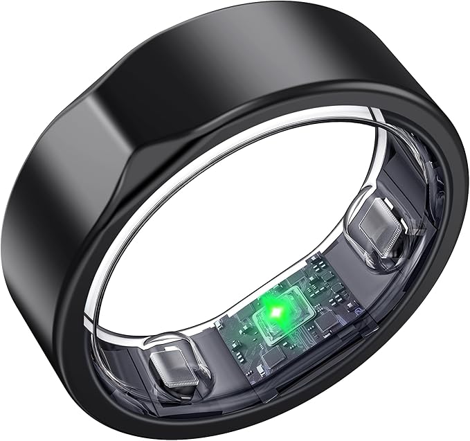 SEEKZERO Smart Ring for Women Men, Titanium Fitness Ring by Unknown