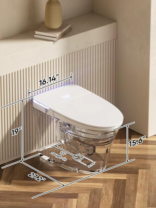 Smart Toilet with Auto Open/Close Lid - Image 8