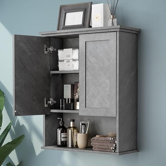 Bathroom Wall Cabinet Over Toilet Storage Cabinets 25x30 in Above Toilet Wood by VANIRROR