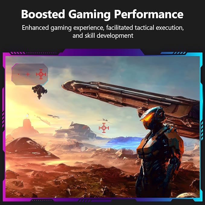 Z-Edge 27 inch Curved Gaming Monitor, FHD 1080P 200Hz 165Hz 144Hz Curved 1500R - Image 6