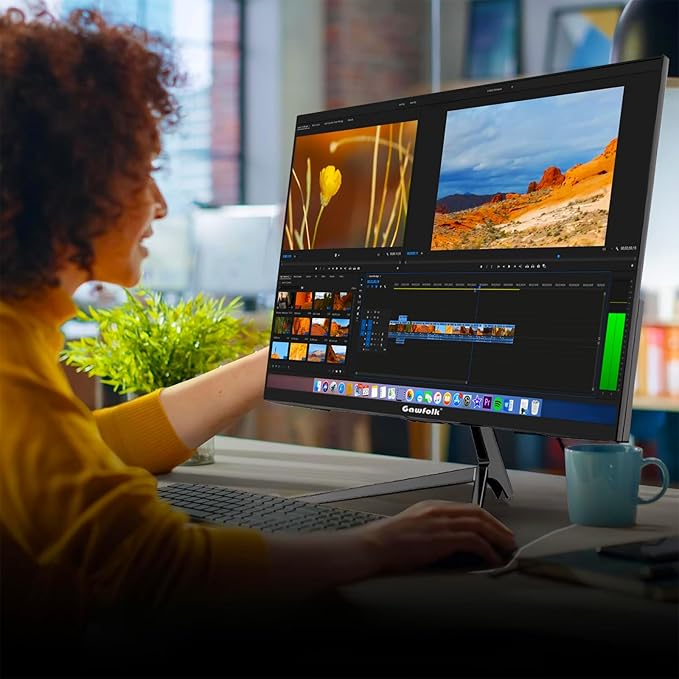 Gawfolk 27 Inch 4K Monitor IPS 60Hz, UHD 3840 x 2160p PC Monitors, Computer - Image 6