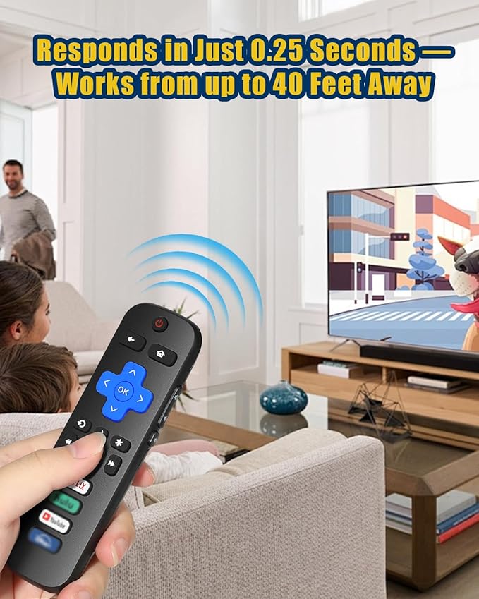 Replacement Remote Control for Roku TV – Compatible - Image 7