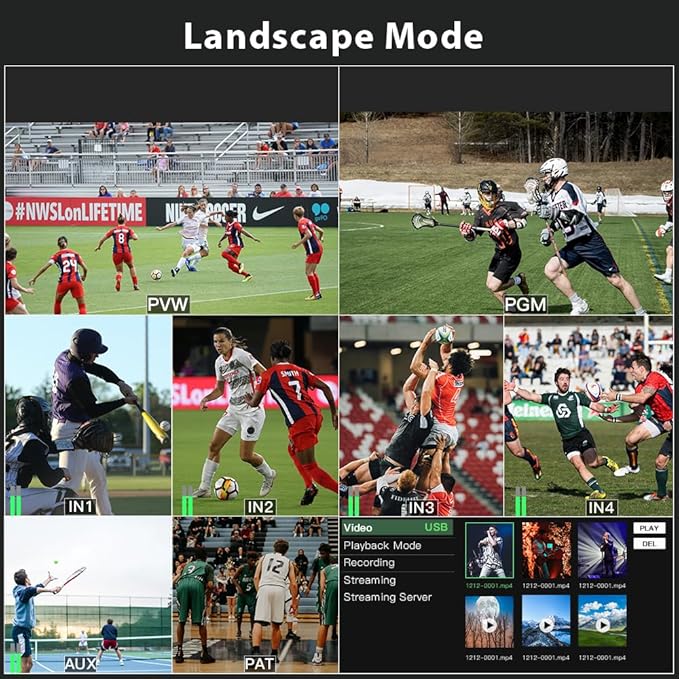 Cinetreak C2S HDMI & SDI 5.5'' Screen Multi-Format PTZ Control Video Switcher - Image 8
