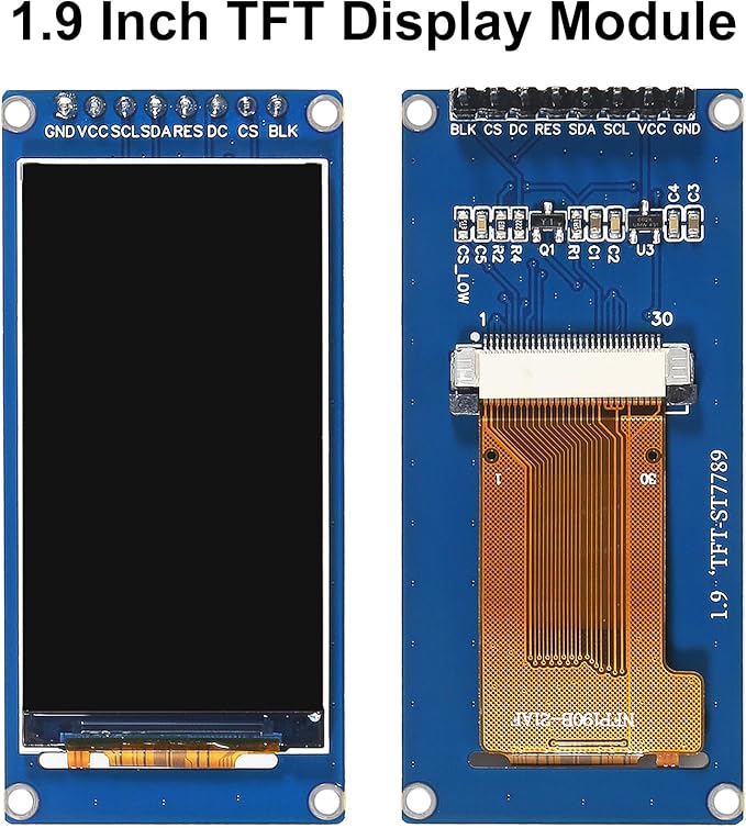 XIITIA 2pcs 1.9" SPI TFT LCD Display Module 170x320 RGB LCD Screen 3.3V ST7789 - Image 2