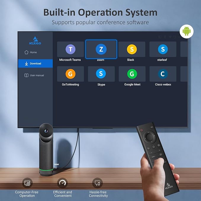 NexiGo Meeting 360 Ultra, Enhanced All-in-One Conference Camera System - Image 9