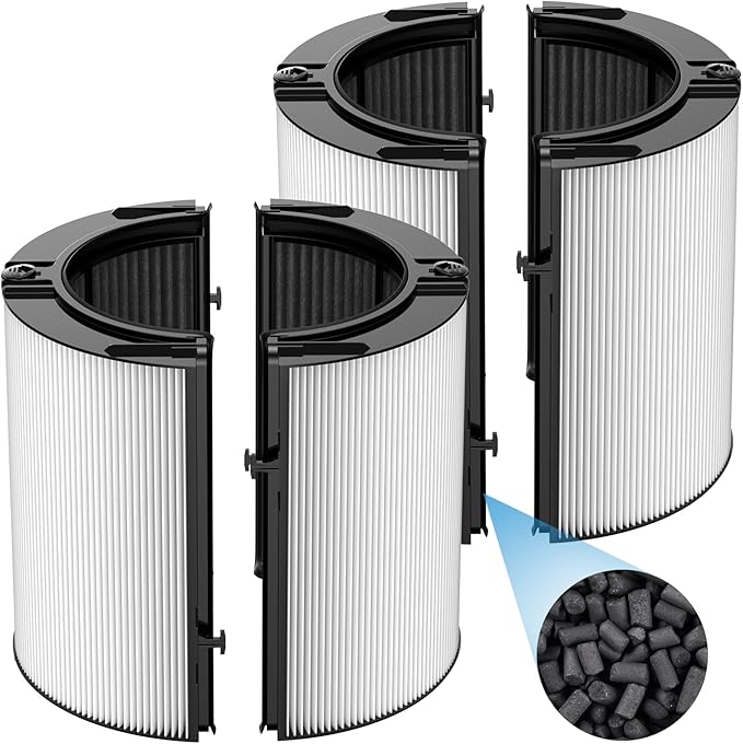 2 Pack Combi 360°Glass HEPA+Activated Carbon Filter by AddtoYourCart