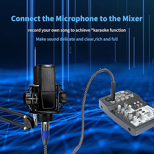 Smithok 2Pack 1/4" to XLR Cable, Heavy Duty Nylon Braided, Balanced 1/4" TRS to - Image 3