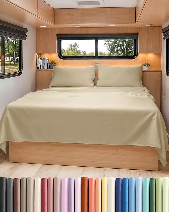 RV Short Queen Sheet Set 60 X 75 by CGKUnlimited