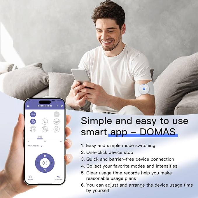 Wireless TENS & EMS Unit Back Pain Relief Massager - Image 4