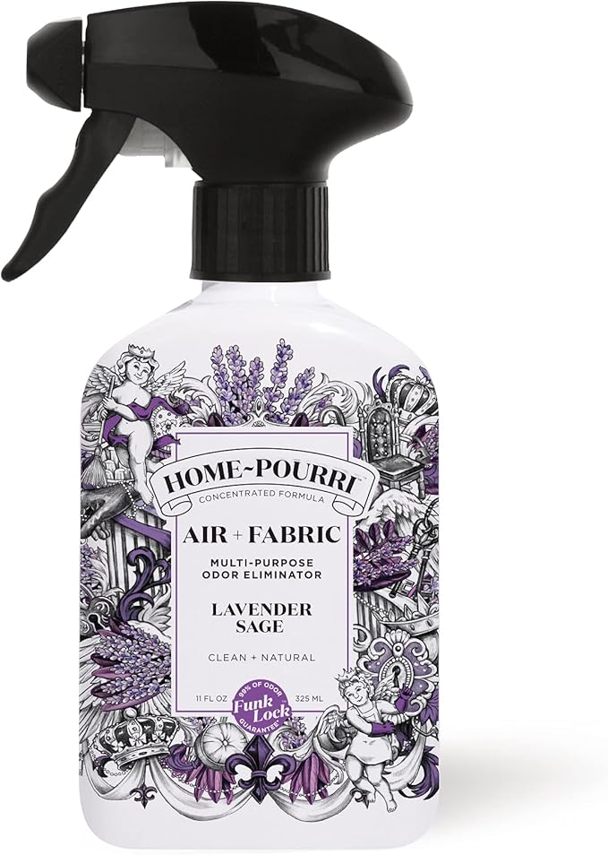 Home-Pourri Air + Fabric Multi-Purpose Odor Freshener Spray, 11 Fl Oz, Lavender by %7EPourri