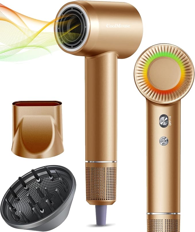 High-Speed Ionic Hair Dryer: 150000 RPM Brushless Motor 500 Millions Negative by Unknown