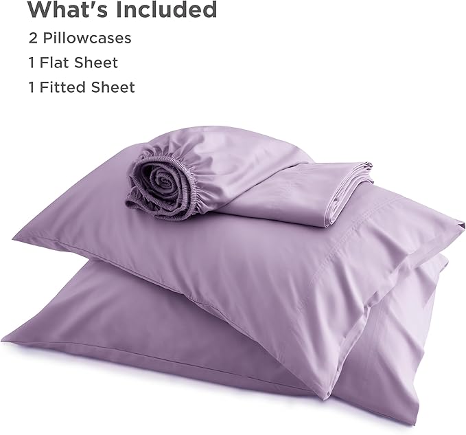 Bedsure Full Size Bed Sheets, Cooling Sheets, Rayon Derived from Bamboo - Image 7