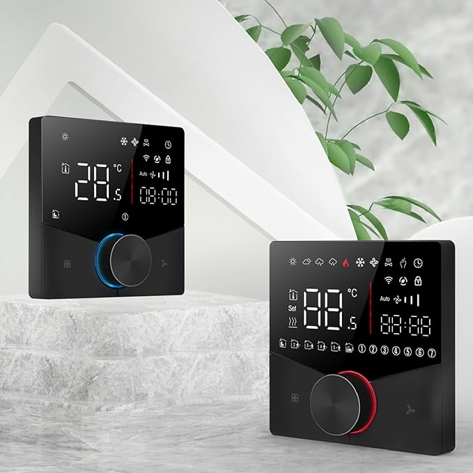 WiFi Central AC Thermostat Energy Saving Control Wall Mounted Programmable - Image 5