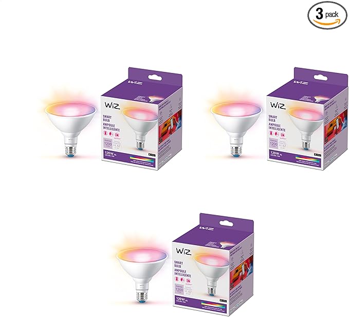 WiZ Connected 120W PAR38 LED Smart Light Bulbs by WiZConnectedLighting