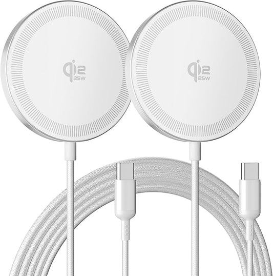 25W Magnetic Wireless Charging Pad: Qi2.2 Qi2 MagSafe Fast Charger by HANDY-GAD