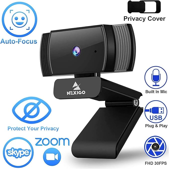 NexiGo N930AF Webcam with Microphone - Image 6
