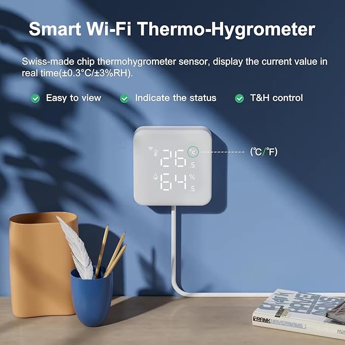 WOOX Smart Air Conditioner & Heater Pump Controller, WiFi IR Remote Control - Image 5