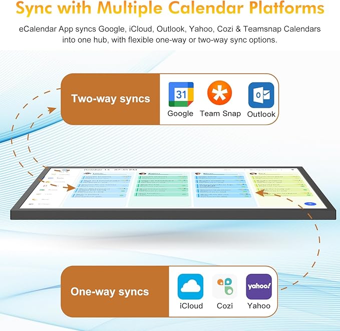 27" Smart Digital Calendar for-Family-Business-Planner - Image 5