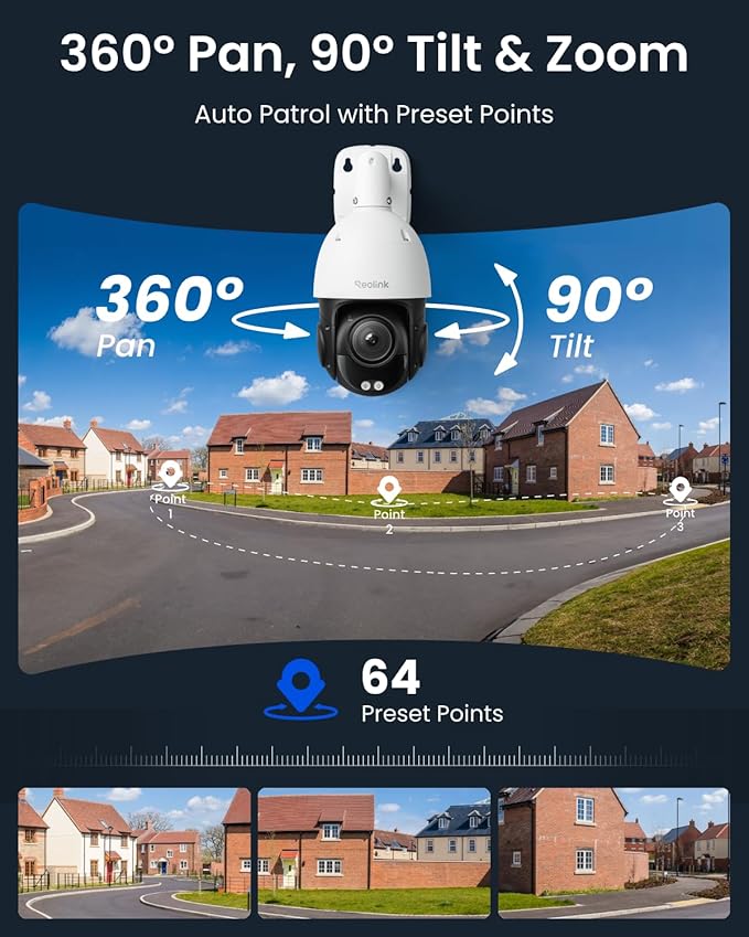 REOLINK RLC-823S2 Smart 4K/8MP UHD PTZ Security Camera - Image 4