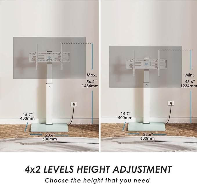 FITUEYES Floor TV Stand for 32-75 inch TV - Image 6