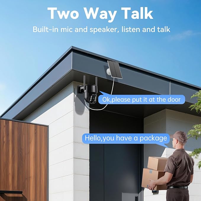 Noaheye Solar Security Cameras Wireless Outdoor, 5G&2.4GHz Cameras - Image 8