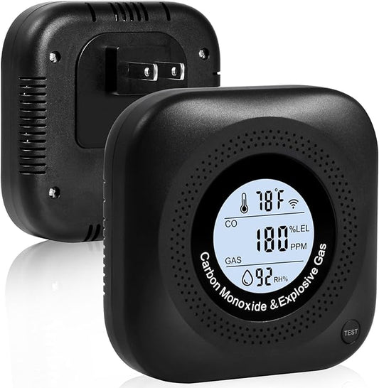 Carbon Monoxide Detectors, 4-in-1 Natural Gas Leak Detector, Portable Carbon by Unknown