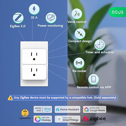  Smart Plug, Energy Monitoring,   Required - Image 2