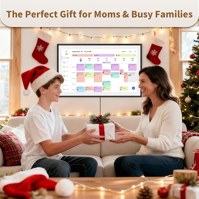 Canupdog 21.5 Inch Digital Calendar, Electronic Planner & Chore Chart, Task - Image 5