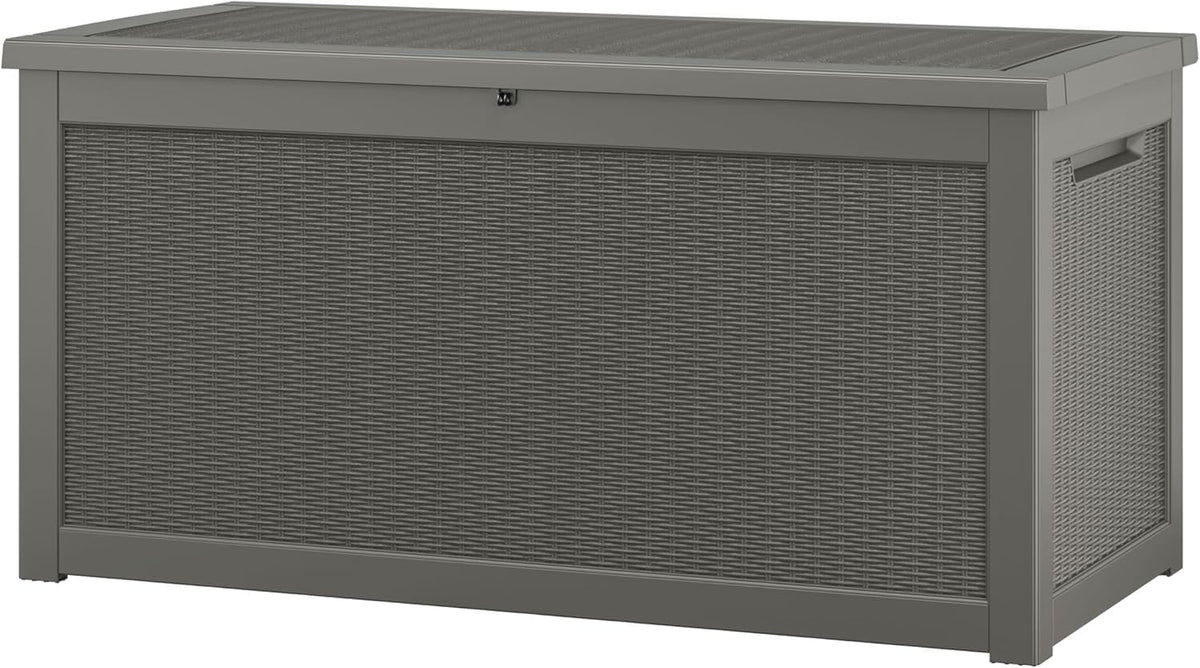 nunu lab 320 gal deck box, outdoor storage, main product view