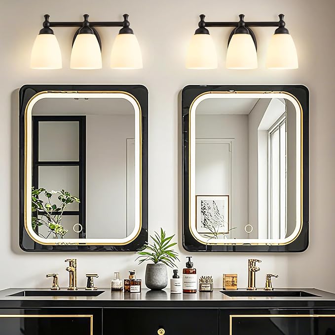 EJIAXIN Vanity Lights for Bathroom, 3-Light Modern Vanity Light Over Mirror - Image 6