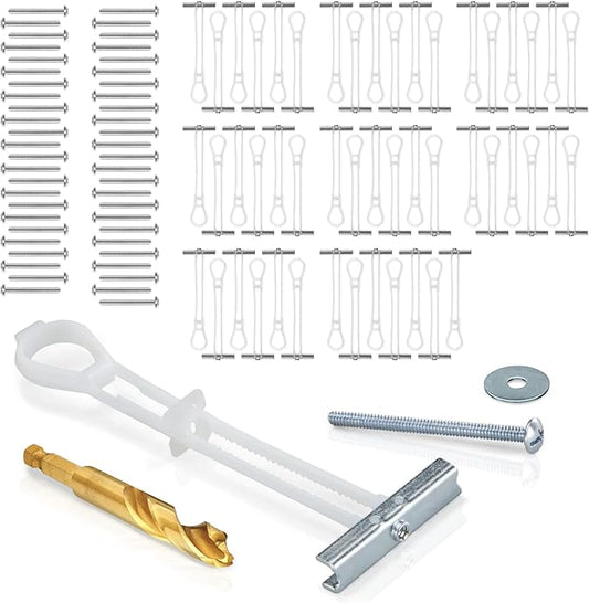 CondoMounts EDA1452 Universal Wall Mounting Anchors | Steel | NO Stud | Metal | by CondoMounts