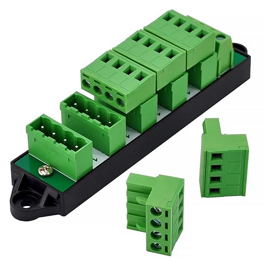 16Amp 300V 4x6 Position Pluggable Terminal Block Distribution Module. OONO - Image 2