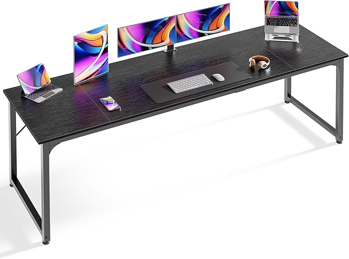 Huuger Computer Desk, 80 Inch Office Desk, Gaming Desk by Huuger