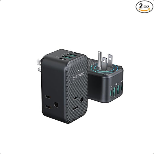 TROND 2 Pack Outlet Extender by TRONDOfficial