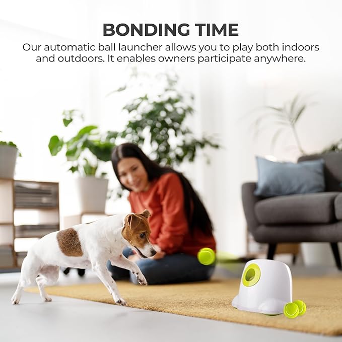 ALL FOR PAWS Automatic Ball Launcher for Dogs Interactive Puppy Pet Ball Indoor - Image 3