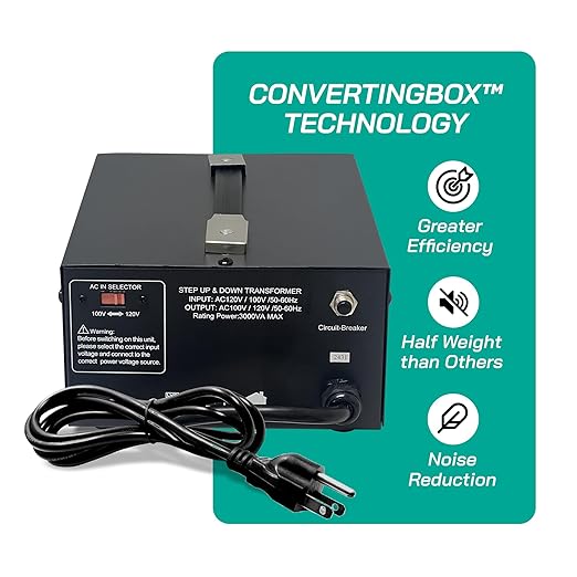 LiteFuze 3000 Watt Japan Voltage Converter Transformer Step Up/Down - 100v to - Image 5