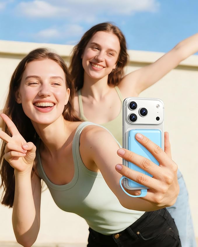 TG90° Portable Charger Built-in AC Wall Plug and Cables, Slim Fast Charging - Image 8