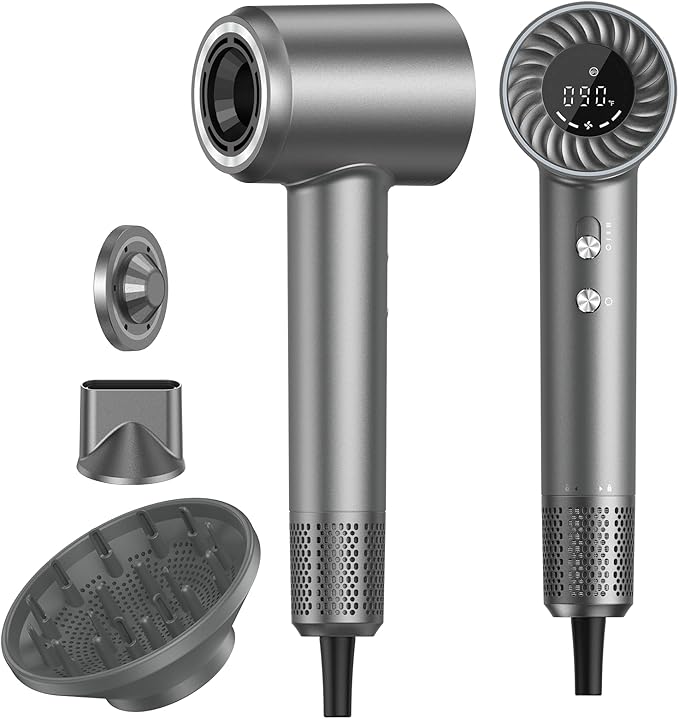Hair Dryer, 150000 RPM Brushless Motor by lpstea