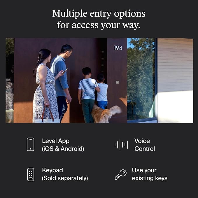 Level Bolt Smart Deadbolt – Make Your Lock Smart Without Changing Keys or - Image 5