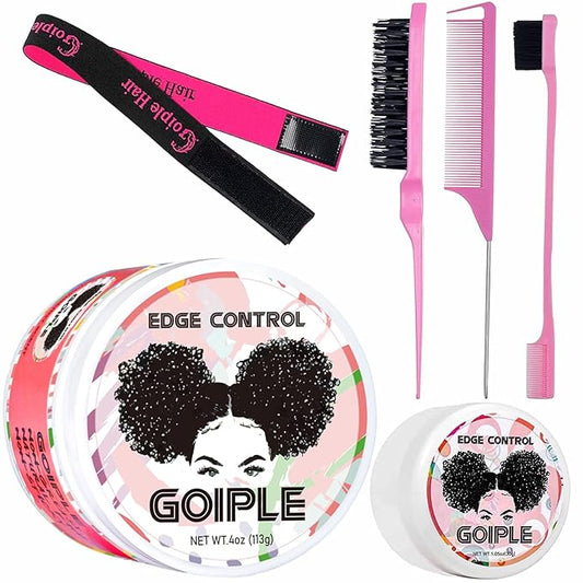 Edge Control Wax for Women Strong Hold Non-greasy Edge Control Smoother Edge Wax by Goiple