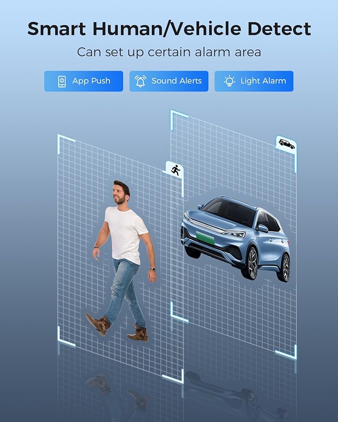 【4K HD+360°View】 Hiseeu 4K PoE Security Camera System, Auto Human Tracking - Image 5