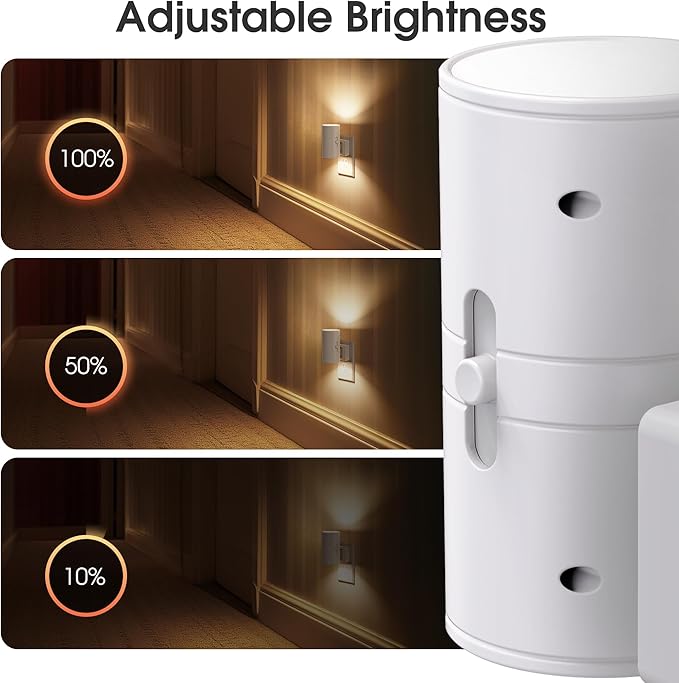 Briignite Night Lights Plug into Wall, Modern LED Night Light Plug in, Dusk to - Image 2