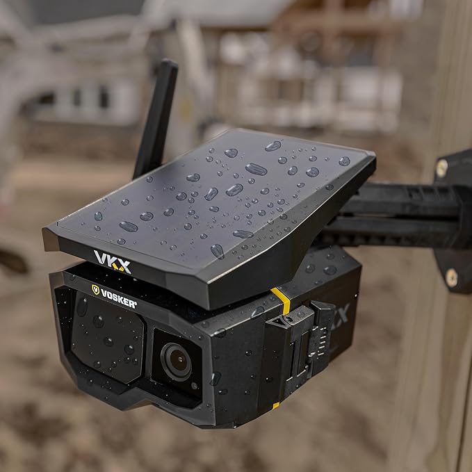 Vosker VKX Construction Pack Solar 4G LTE Security Camera, Wireless Outdoor - Image 6