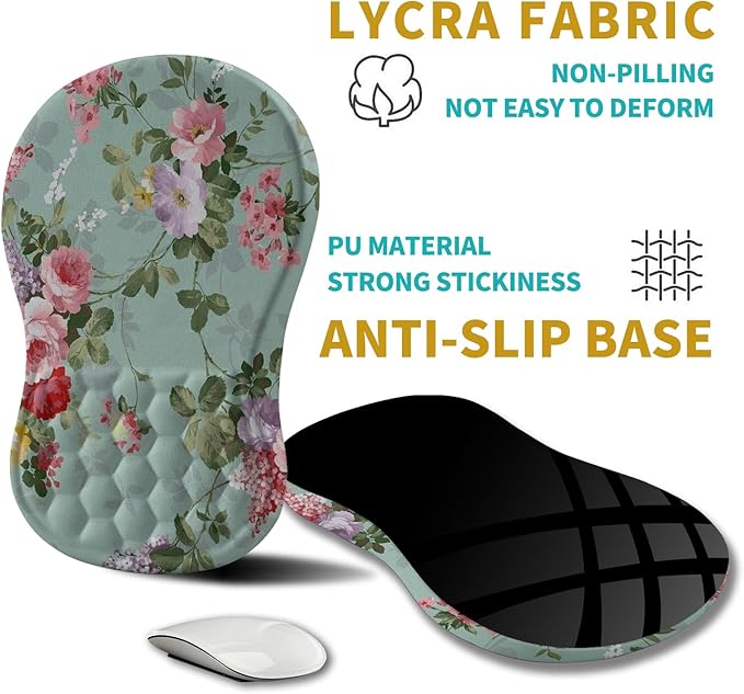 Hokafenle Ergonomic Mouse Pad Wrist Support, Wrist Rest Mousepad - Image 5
